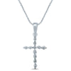 Delicate Diamond Cross Pendant