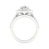 14K 2.25CT  Lab Grown Diamond Bridal Ring