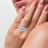 14K 1.00CT Diamond RING GUARD