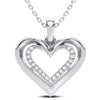 14K 0.10CT Diamond Pendant