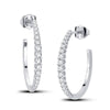 14K 0.33CT Diamond Earring