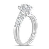 10K 1.00CT Lab Grown Bridal Set