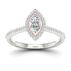 14K 0.33CT Diamond RING