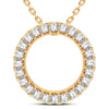 14K 0.25CT DIAMOND PENDANT