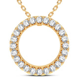 14K 0.25CT DIAMOND PENDANT