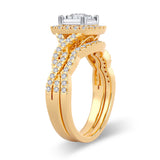 14K 0.62CT Diamond Bridal Ring