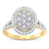 10K 0.10CT DIAMOND RING