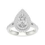 14K 2.00CT Certified Lab Grown Diamond Ring ( IGI Certified )