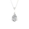 14K 2.00CT Certified Lab Grown Diamond Pendant ( IGI Certified )