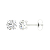 14K 5.00CT Certified Lab Grown Diamond Earrings ( IGI Certified )