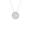 14K 1.15CT Certified Lab Grown Diamond Pendant ( IGI Certified )