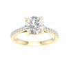 14K 2.25CT Certified Lab Grown Diamond Ring ( IGI Certified )