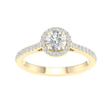 14K 1.00CT Certified Lab Grown Diamond Ring ( IGI Certified )