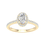 14K 1.00CT Certified Lab Grown Diamond Ring ( IGI Certified )