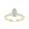 14K 1.25CT Certified Lab Grown Diamond Ring ( IGI Certified )