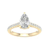 14K 1.75CT Certified Lab Grown Diamond Ring ( IGI Certified )