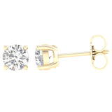 14K 1.00CT  Certified Lab Grown Diamond Earring ( IGI Certified )