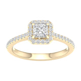 14K 1.00ct Lab Grown Engagement Ring