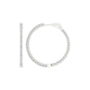 14K 3.00CT Lab Grown Diamond Hoop