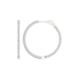 14K 3.00CT Lab Grown Diamond Hoop