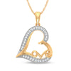 10K 0.20ct Diamond Pendant