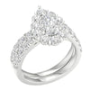 14K 3.00ct Lab Grown Bridal Set