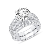 14K 5.00CT Lab Grown Bridal Set