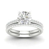 14K 2.50CT  Lab Diamond Bridal Ring