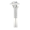 14K 1.95.00CT Certified Lab Grown Bridal Ring