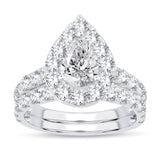 14K 1.50CT Certified Lab Grown Diamond Bridal Ring