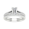 14K 1.40CT Lab Grown Bridal Set