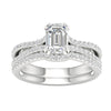 14K 1.50CT Lab Grown Bridal Set