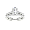 14K 1.75CT Lab Diamond Bridal Set