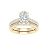 14K 3.00CT Lab Diamond Bridal Set