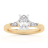 14K 1.46CT  Lab Grown Engagement Ring