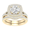 14K 2.25CT Lab Grown Bridal Set