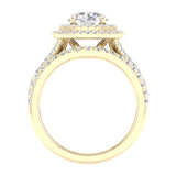 14K 2.25CT Lab Grown Bridal Set