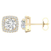 14K 2.25CT CERTIFIED LAB GROWN DIAMOND EARRINGS ( IGI CERTIFIED )