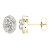 14K 1.15CT Certified Lab Grown Diamond Earrings ( IGI Certified )