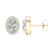 14K 2.25ct  Lab Grown Diamond Earrings