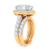 14K 5.00CT Certified Lab Grown Diamond Bridal Ring