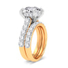 14K 5.00CT Certified Lab Grown Diamond Bridal Ring