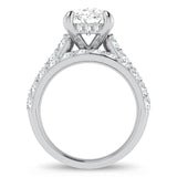 14K 5.00CT Certified Lab Grown Diamond Bridal Ring