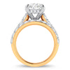 14K 5.00CT Certified Lab Grown Diamond Bridal Ring