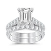 14K 5.00CT Certified Lab Grown Diamond Bridal Ring