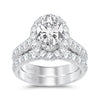 14K 5.00CT Certified Lab Grown Diamond Bridal Ring