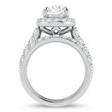 14K 5.00CT Certified Lab Grown Diamond Bridal Ring