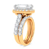 14K 5.00CT Certified Lab Grown Diamond Bridal Ring