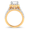 14K 5.00CT Certified Lab Grown Diamond Bridal Ring