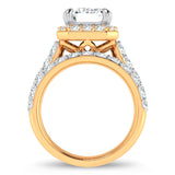 14K 5.00CT Certified Lab Grown Diamond Bridal Ring